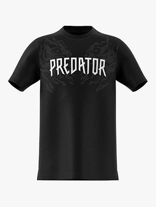 adidas Boys' Predator Graphic T-Shirt, Black
