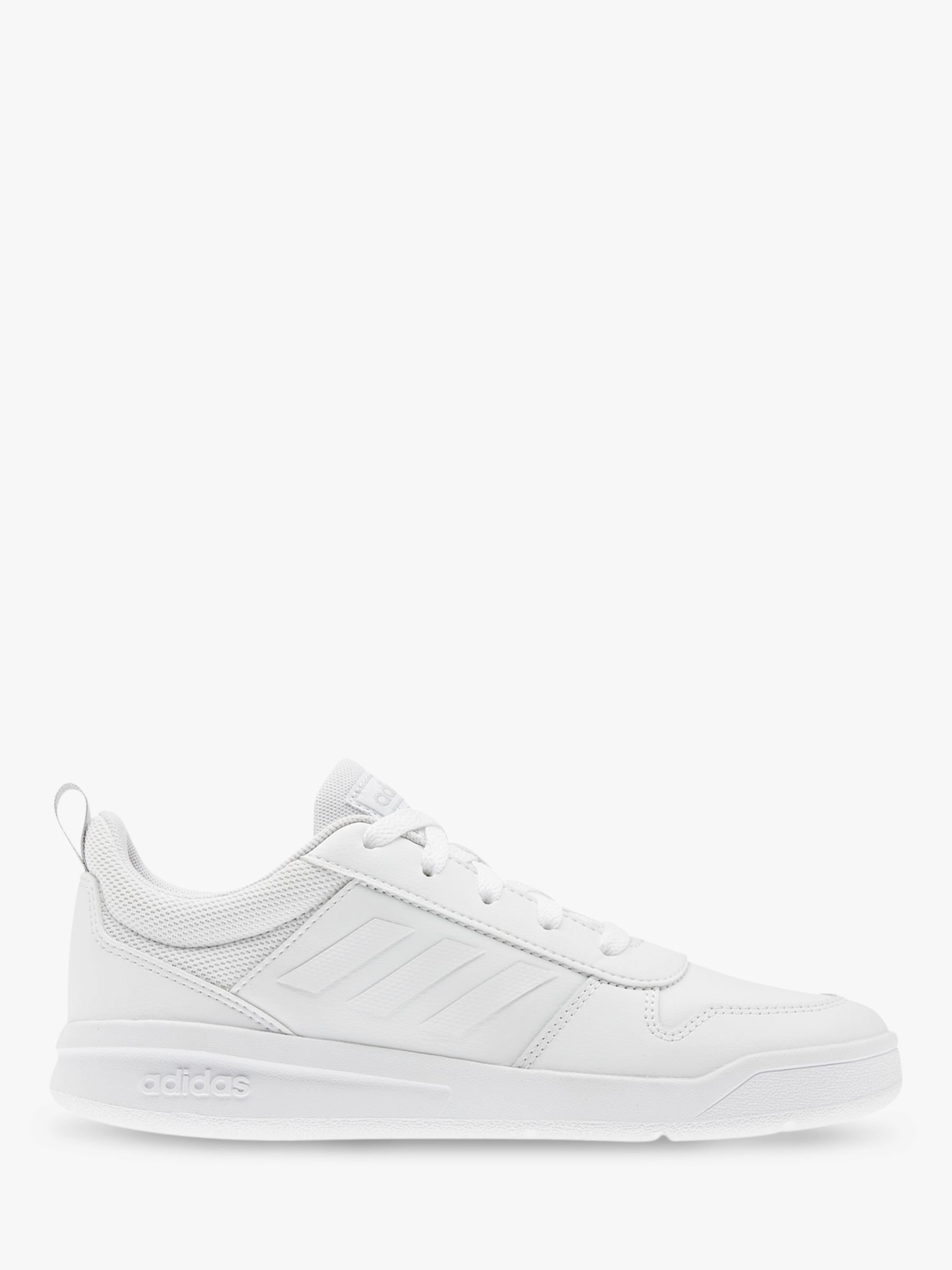 adidas Kids' Tensaur Trainers, FTWR White/Grey Two at John Lewis & Partners