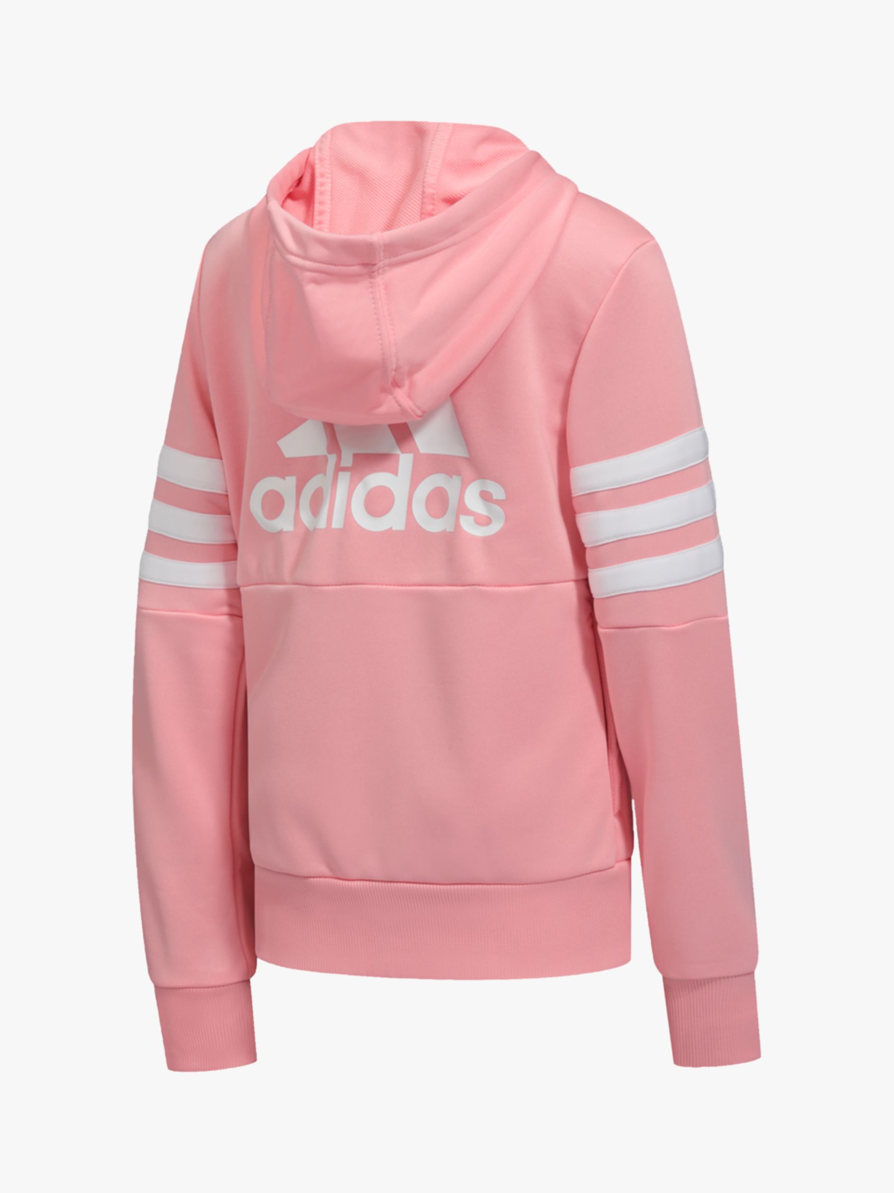 adidas girls pink tracksuit