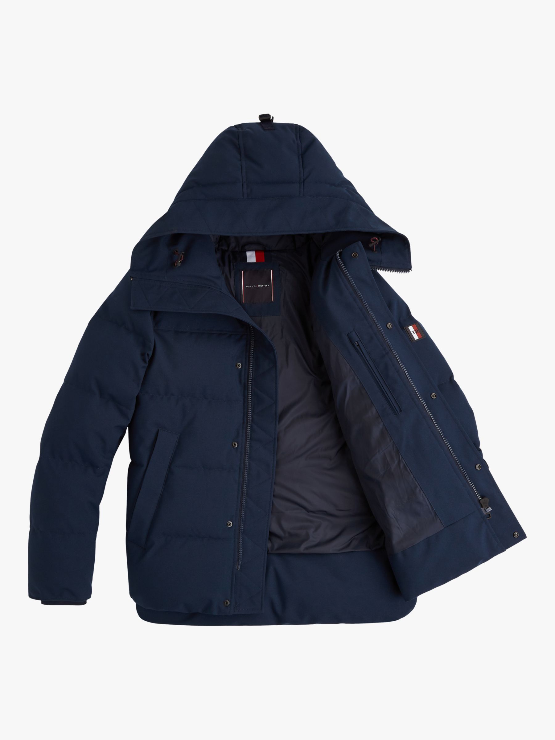 Tommy Hilfiger Hooded Canvas Bomber 