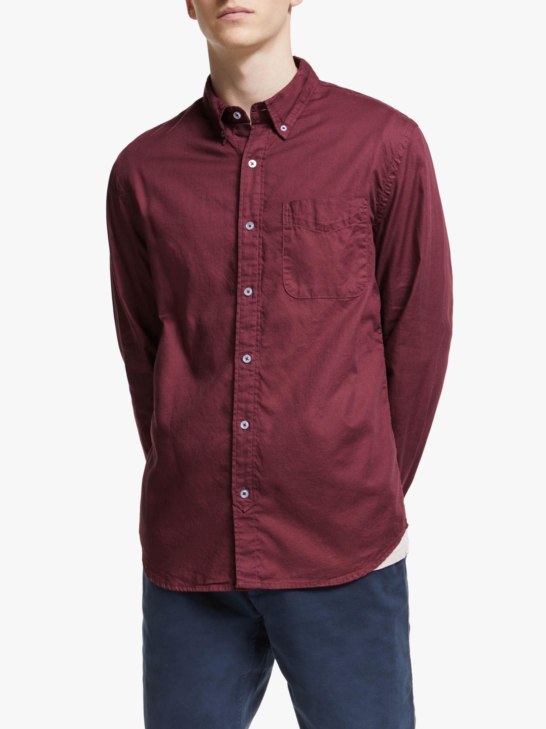 Save Khaki United Button Down Collar Oxford Shirt