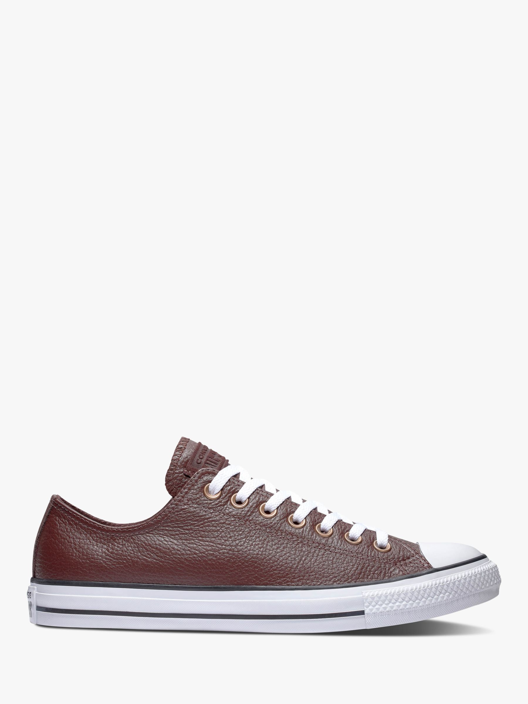 converse leather trainers mens