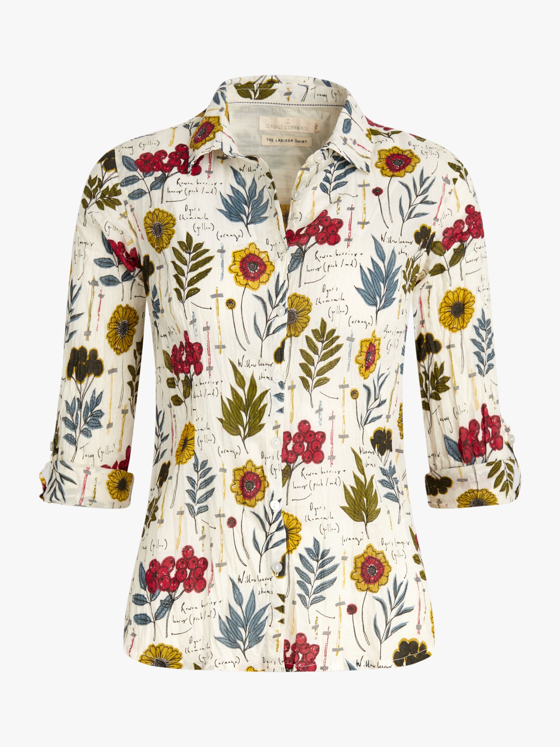 Seasalt Larissa Shirt Dye Plants Creek At John Lewis Partners