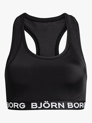 Björn Borg Solid Sports Bra, Black Beauty