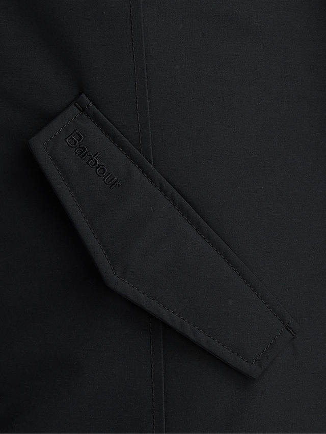 Barbour Maya Waterproof Hooded Jacket, Black at John Lewis & Partners