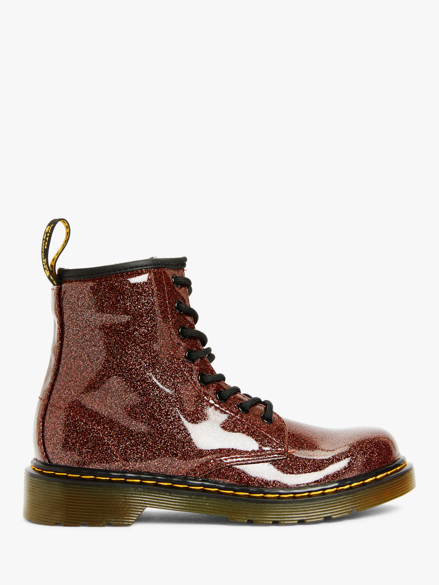 Dr Martens Children's 1460 Coated Glitter Lace Up Boots