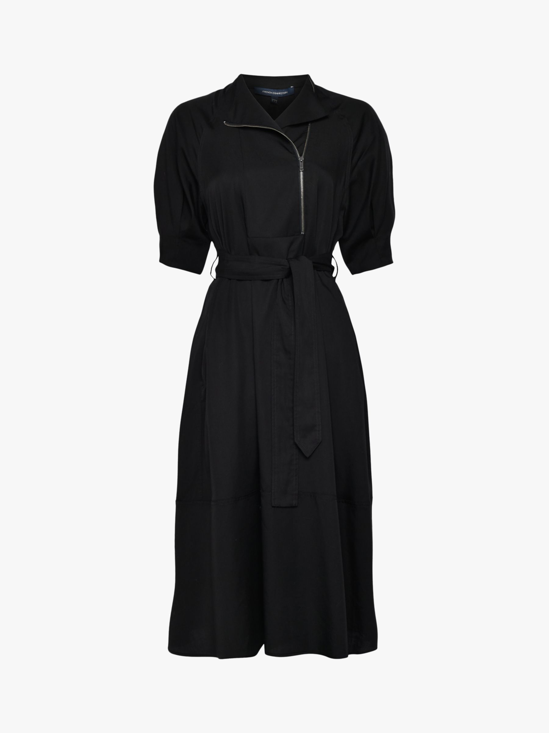 French Connection Clarita Shirt Dress, Black, 6