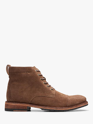 Clarks Clarkdale Hill Suede Boots, Taupe
