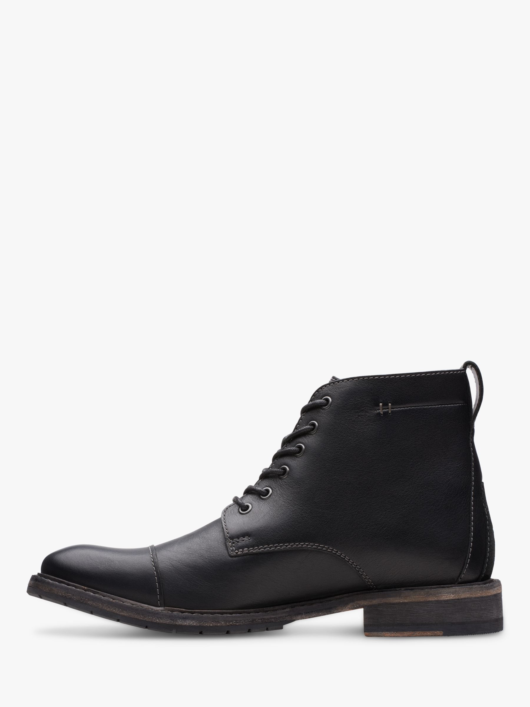 Clarks Clarkdale Hill Leather Boots at John Lewis & Partners