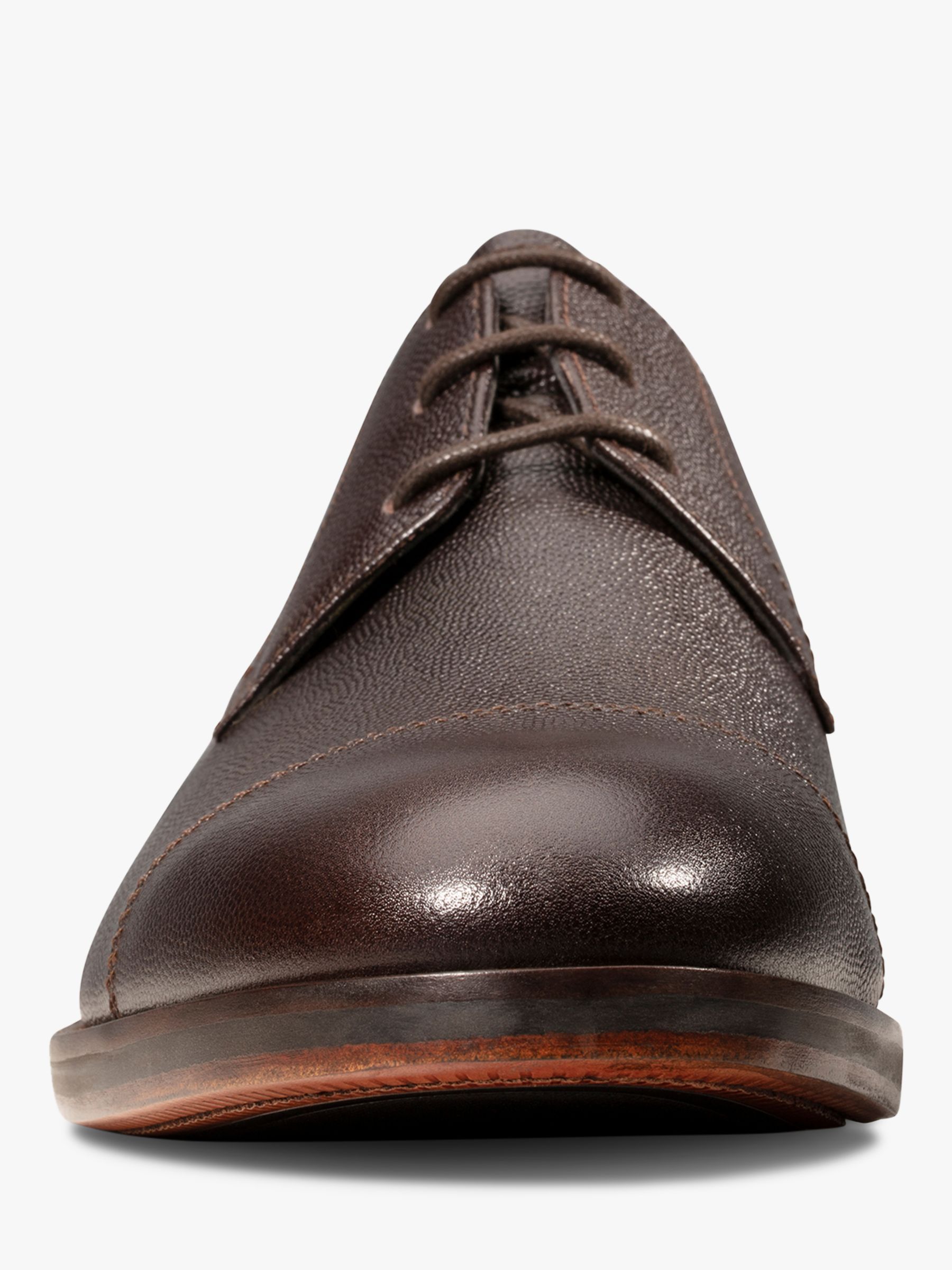 clarks dark brown shoes