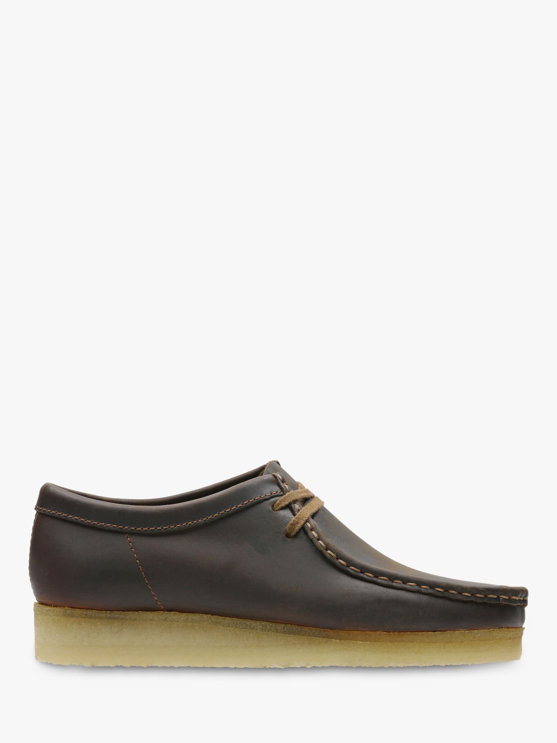 Clarks Originals Leather Wallabee Shoes, Beeswax