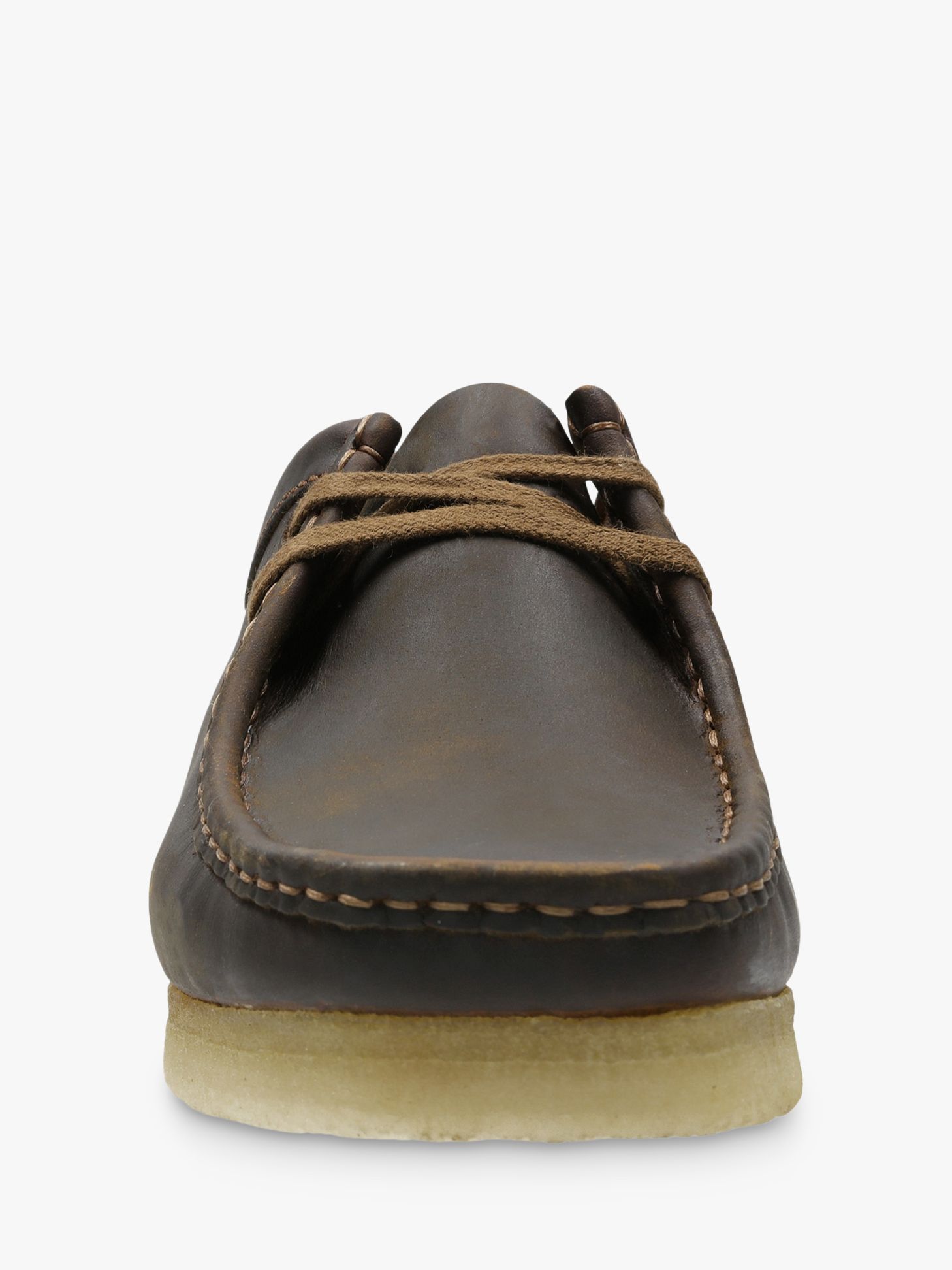 Clarks Originals Leather Wallabee Shoes Beeswax At John Lewis And Partners