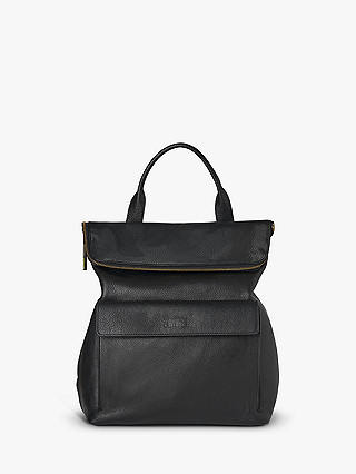 Whistles Verity Large Leather Backpack, Black