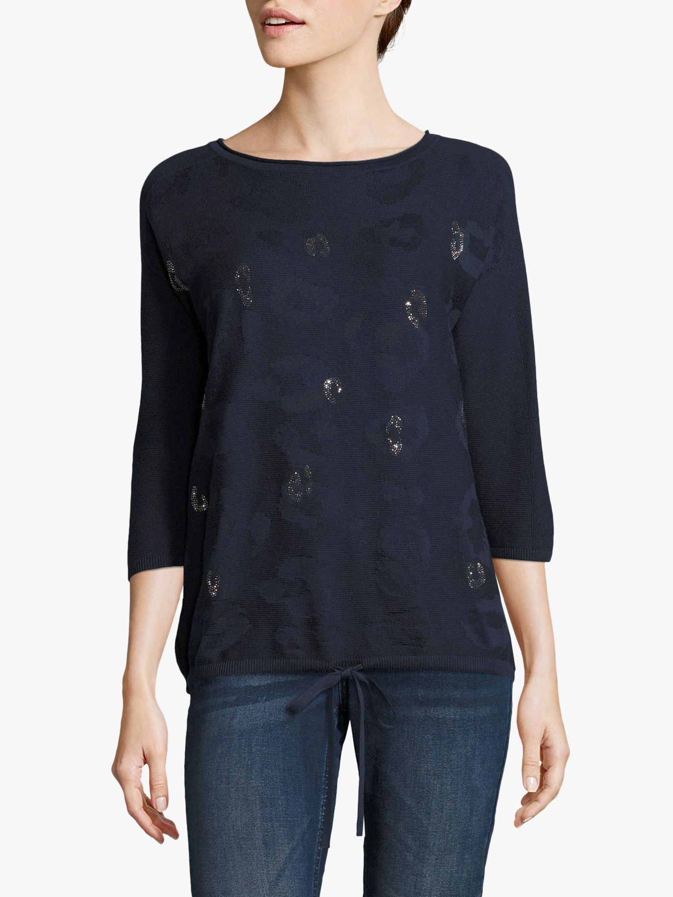 Betty Barclay Embellished Textured Top