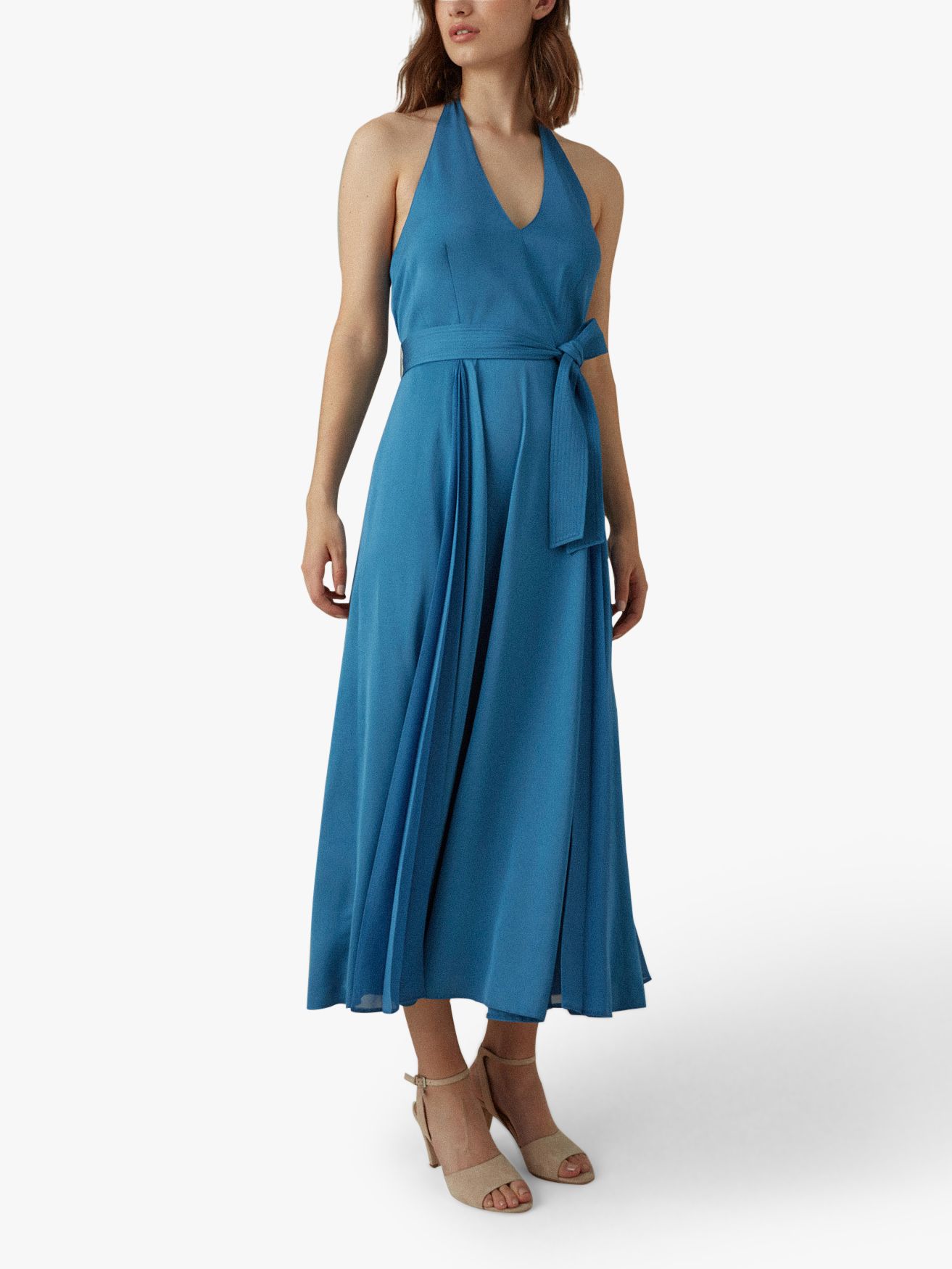 karen millen blue maxi dress