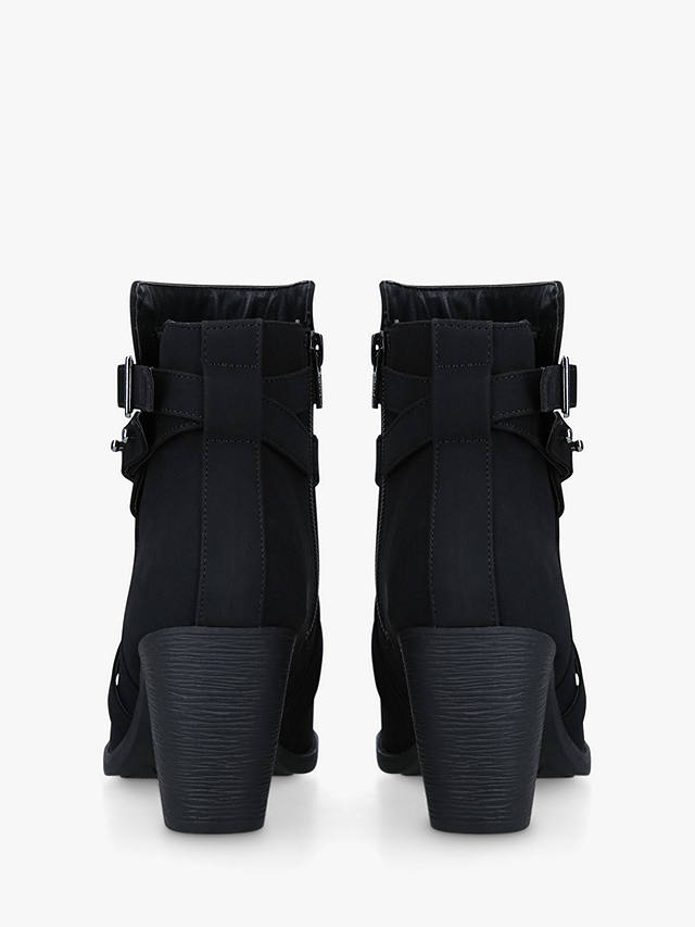Carvela Comfort Tara Block Heel Ankle Boots, Black