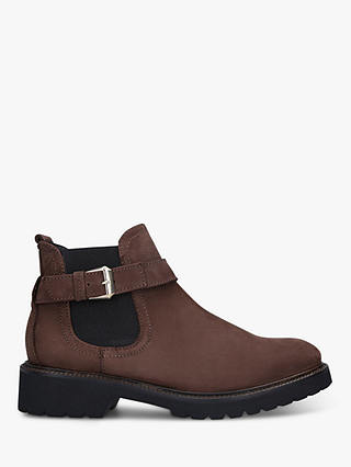 Carvela Comfort Radiant Leather Ankle Boots, Brown