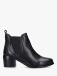 Carvela Comfort Ronald Block Heel Leather Ankle Boots