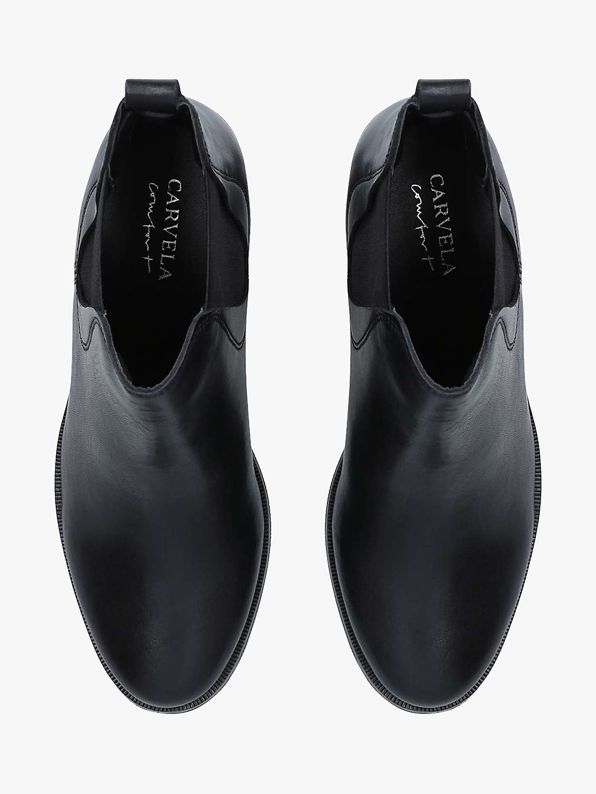 Buy Carvela Comfort Ronald Block Heel Leather Ankle Boots Online at johnlewis.com