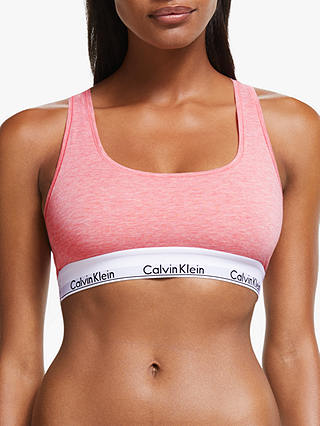 Calvin Klein Modern Cotton Bralette, Pomelo Heather