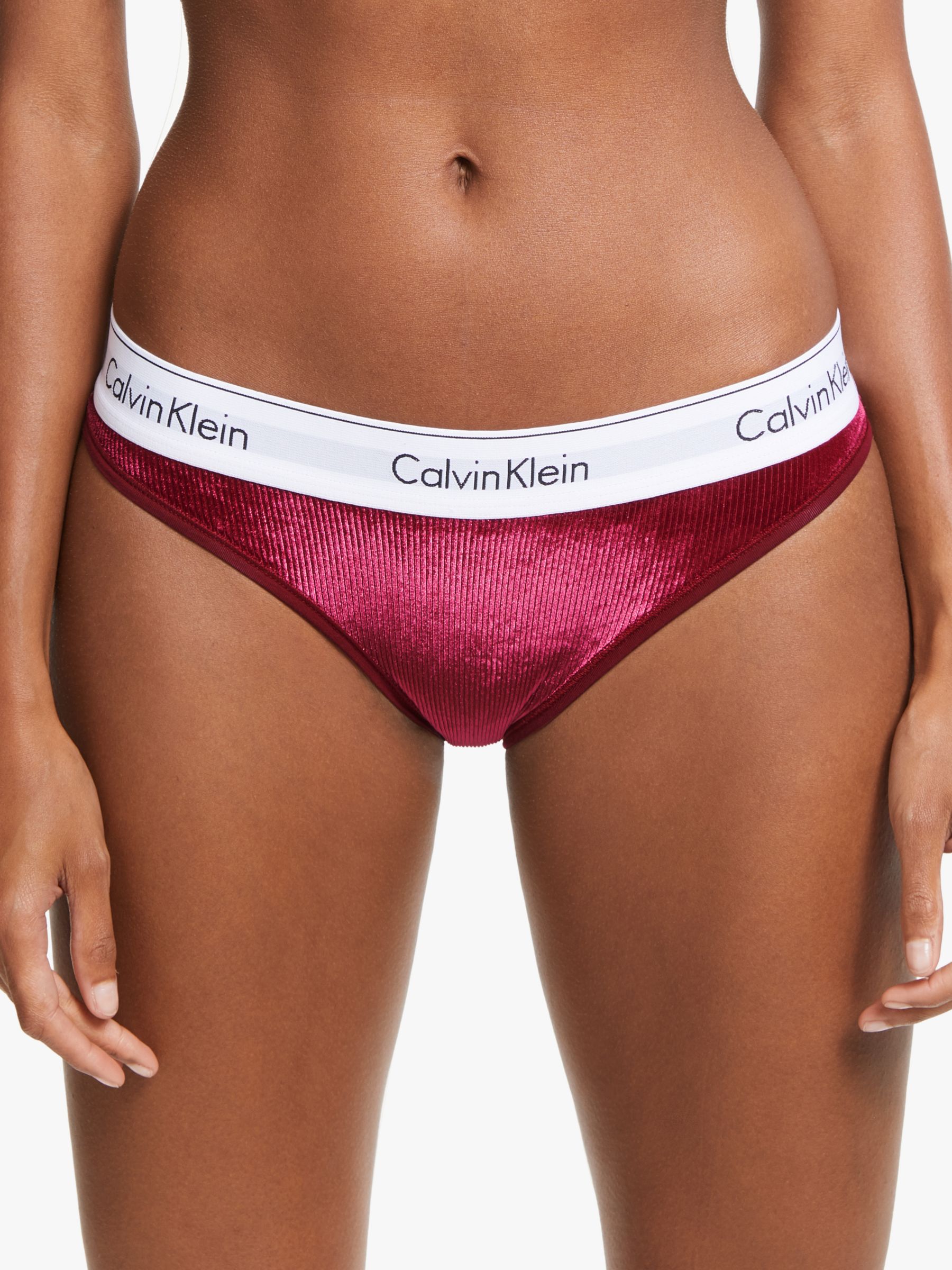 calvin klein velvet underwear set