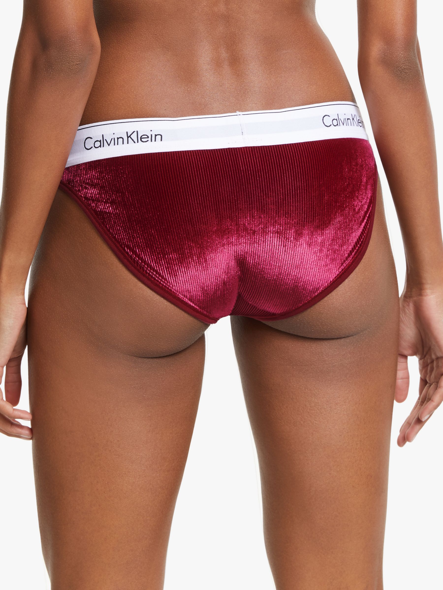 pink velvet calvin klein underwear set