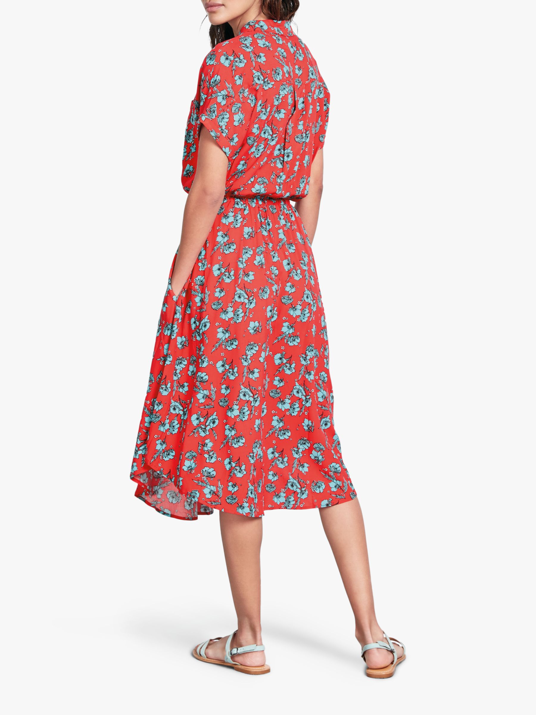 hush Hattie Floral Shirt Dress, Poppies at John Lewis & Partners