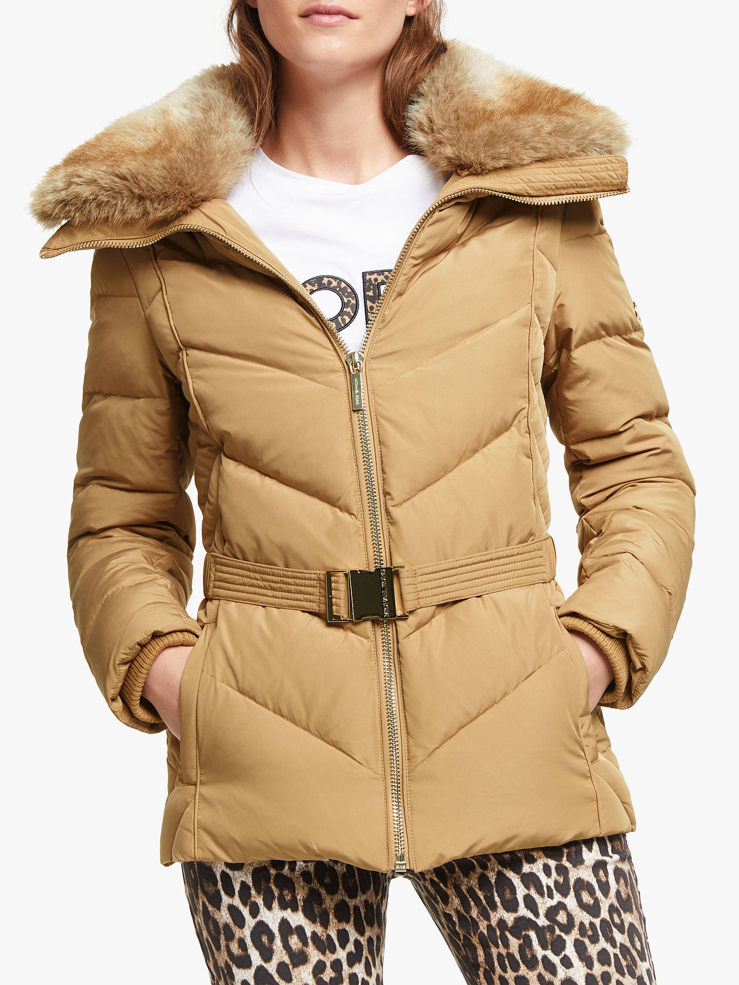 Expert Workwear Womens Plus Size Quilted Padded Jacket Faux Fur Hooded Parka Coat