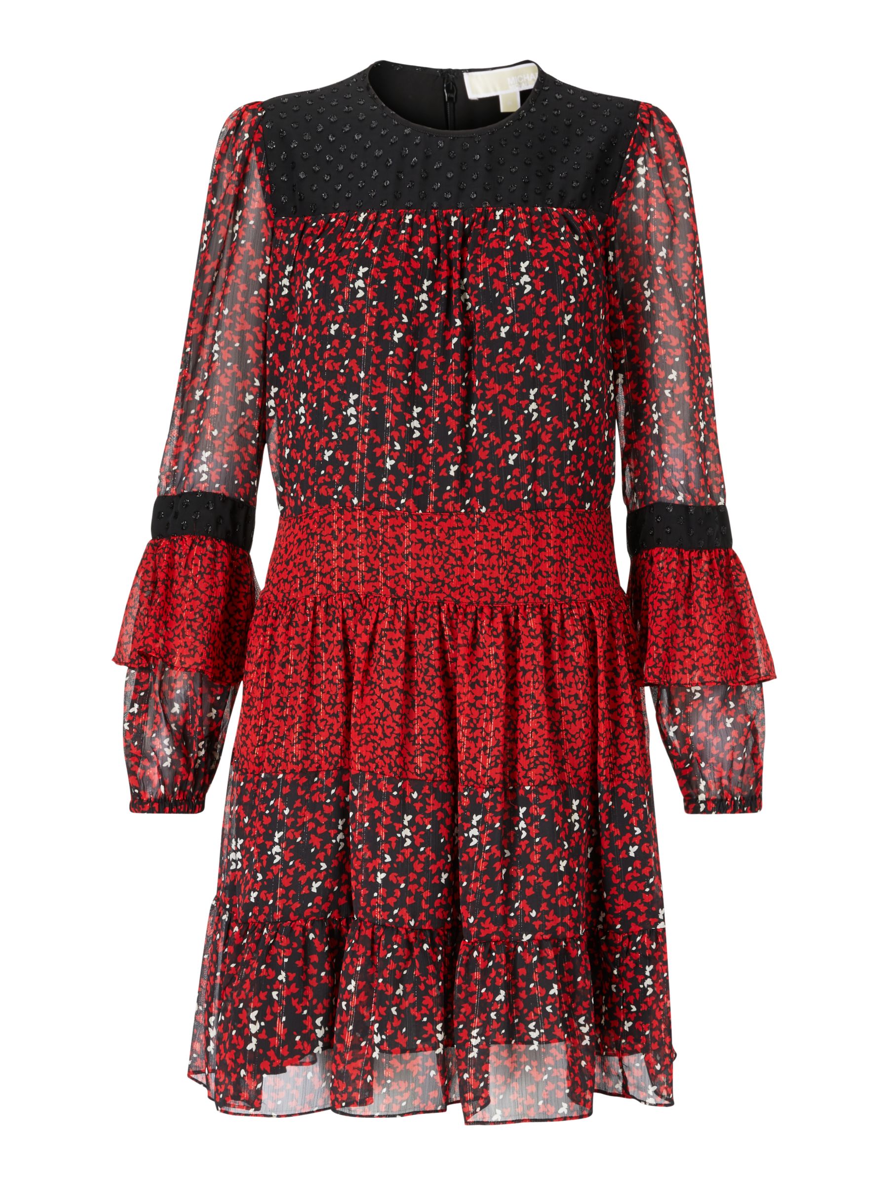 Michael Michael Kors Maple Grove Dress Black Scarlet At John