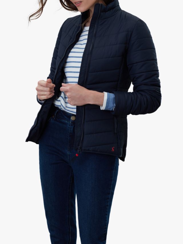 Joules harrogate padded cheap jacket marine navy