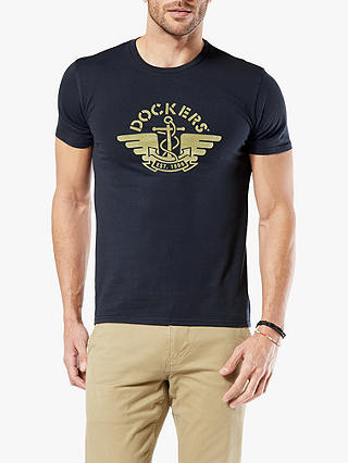 Dockers Short Sleeve Logo T-Shirt, Pembroke/Olive