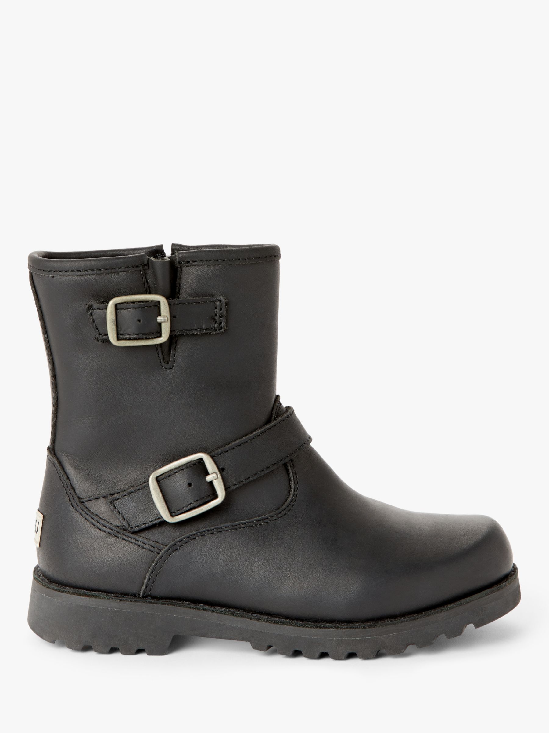 Harwell Leather Boots, Black 