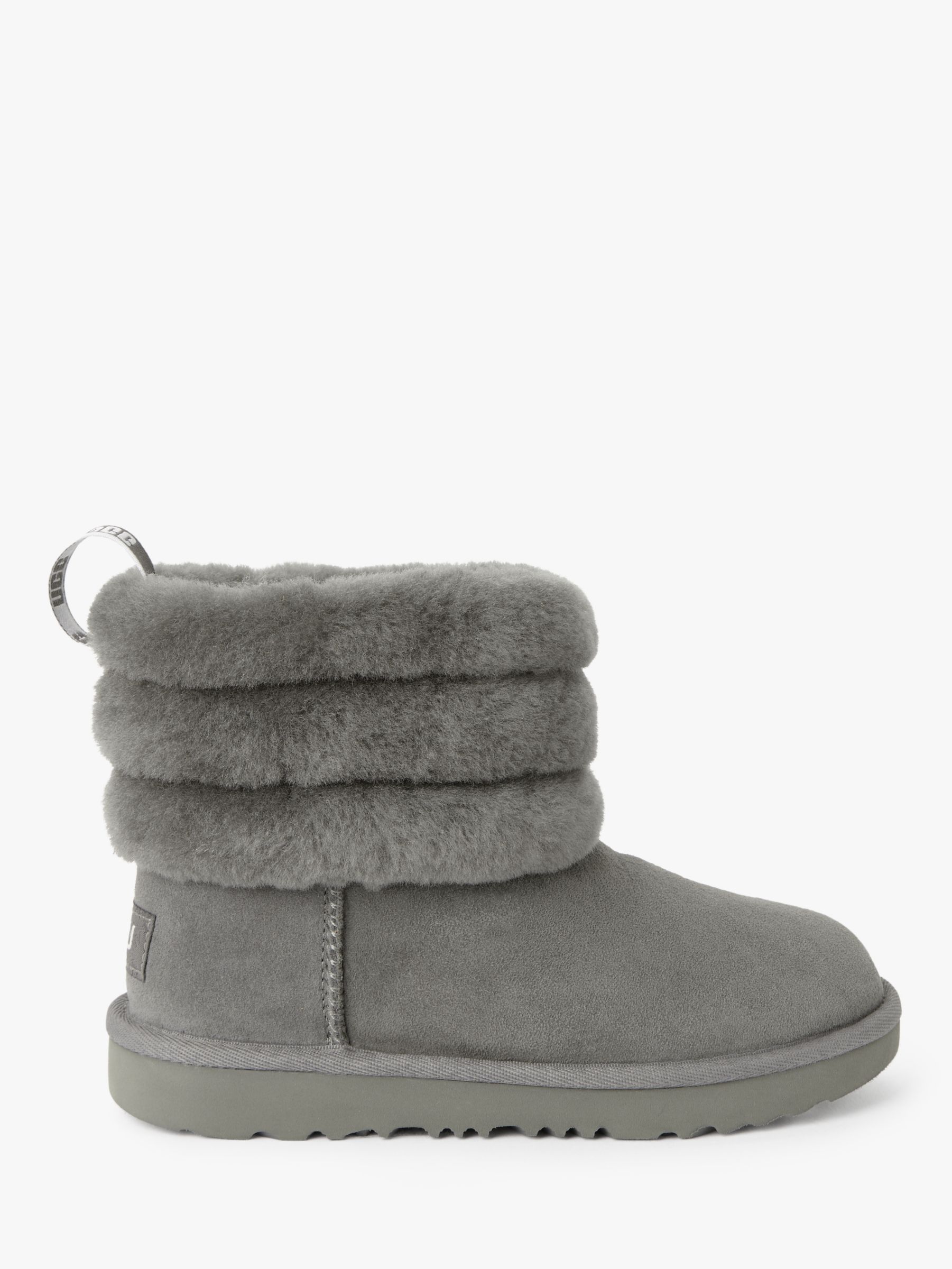 women's fluff mini quilted boots