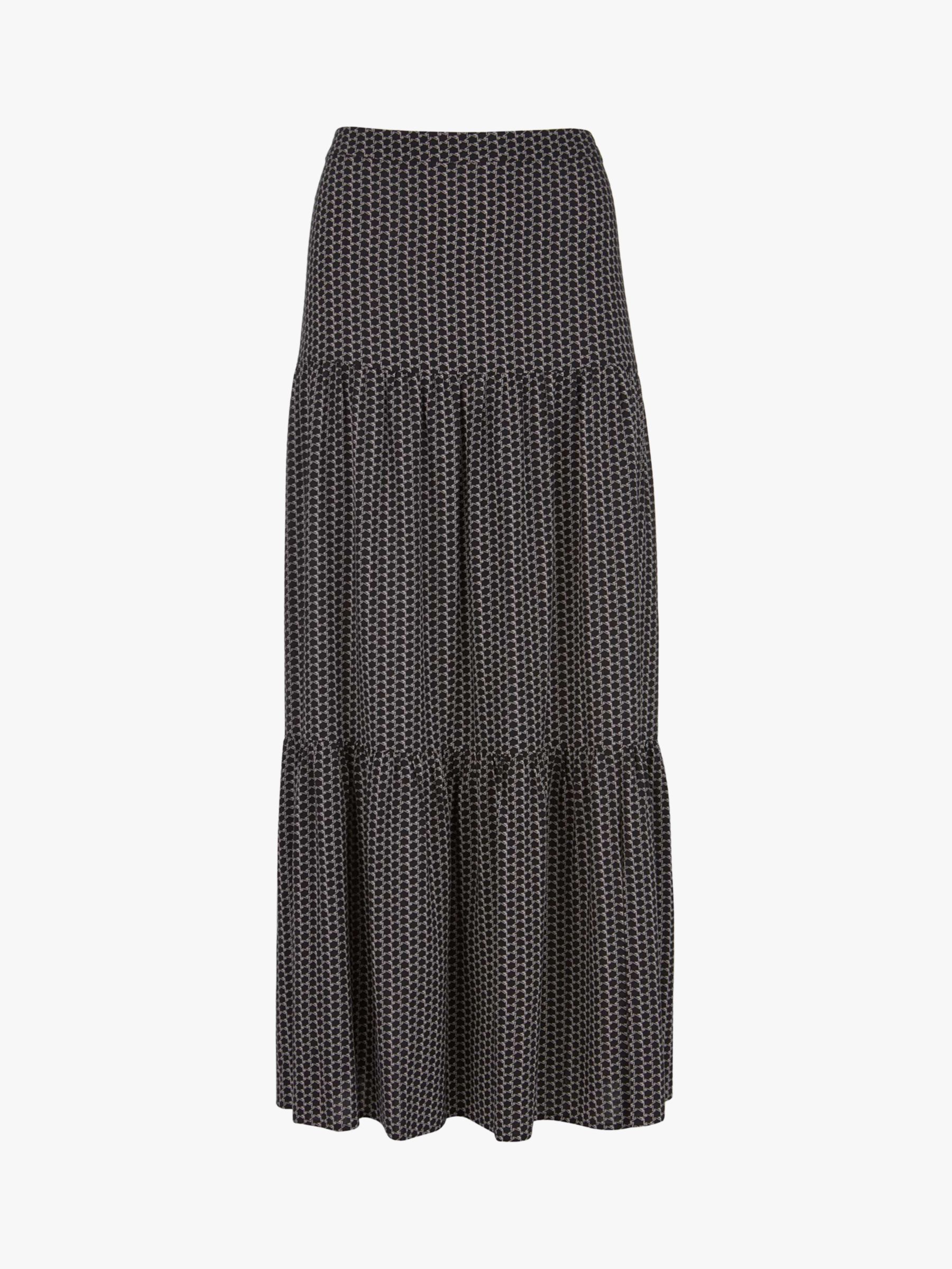 Mint Velvet Nola Print Boho Maxi Skirt, Multi at John Lewis & Partners