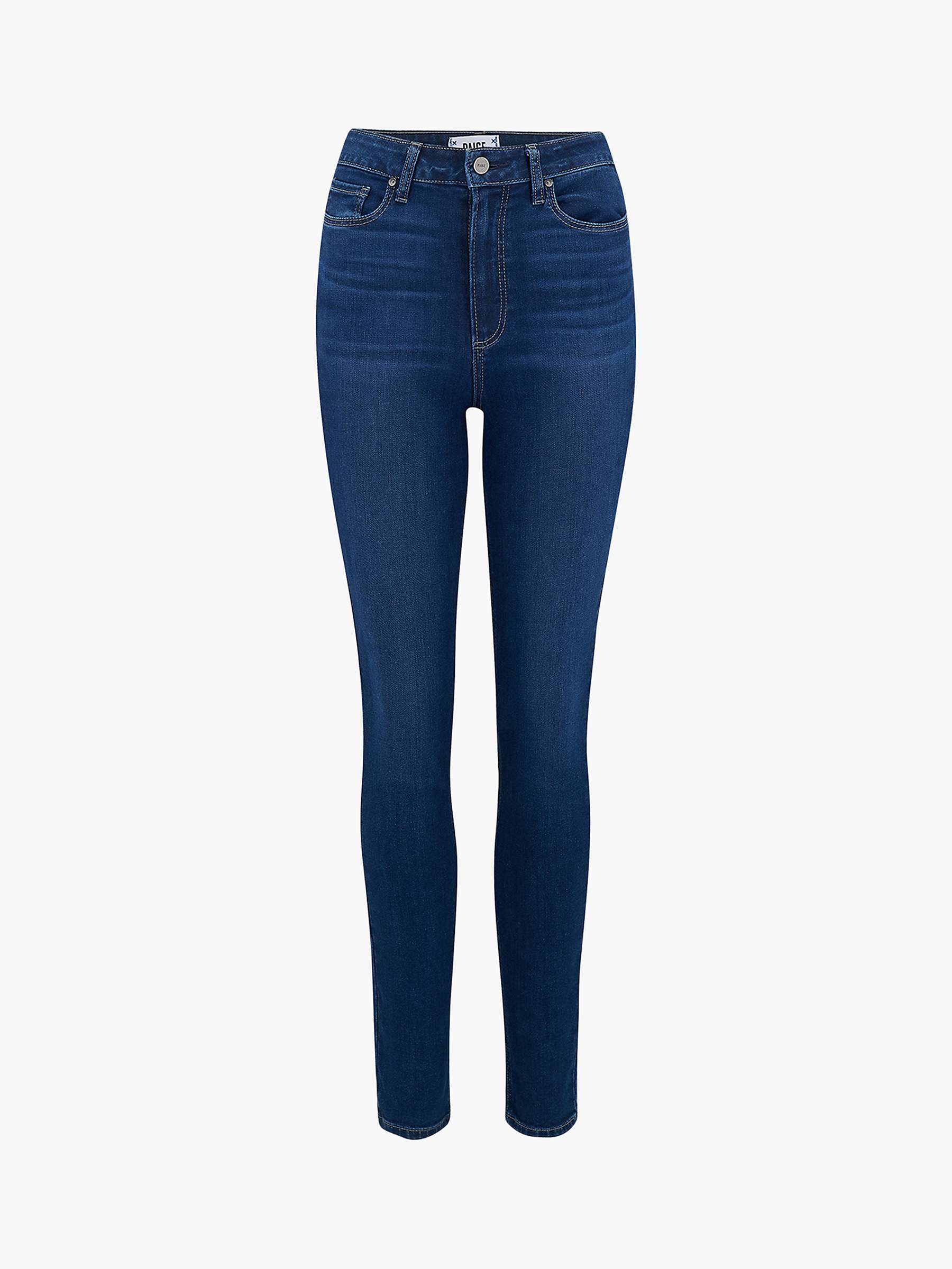 Buy PAIGE Margot High Rise Ultra Skinny Jeans, Brentwood Mid Wash Online at johnlewis.com