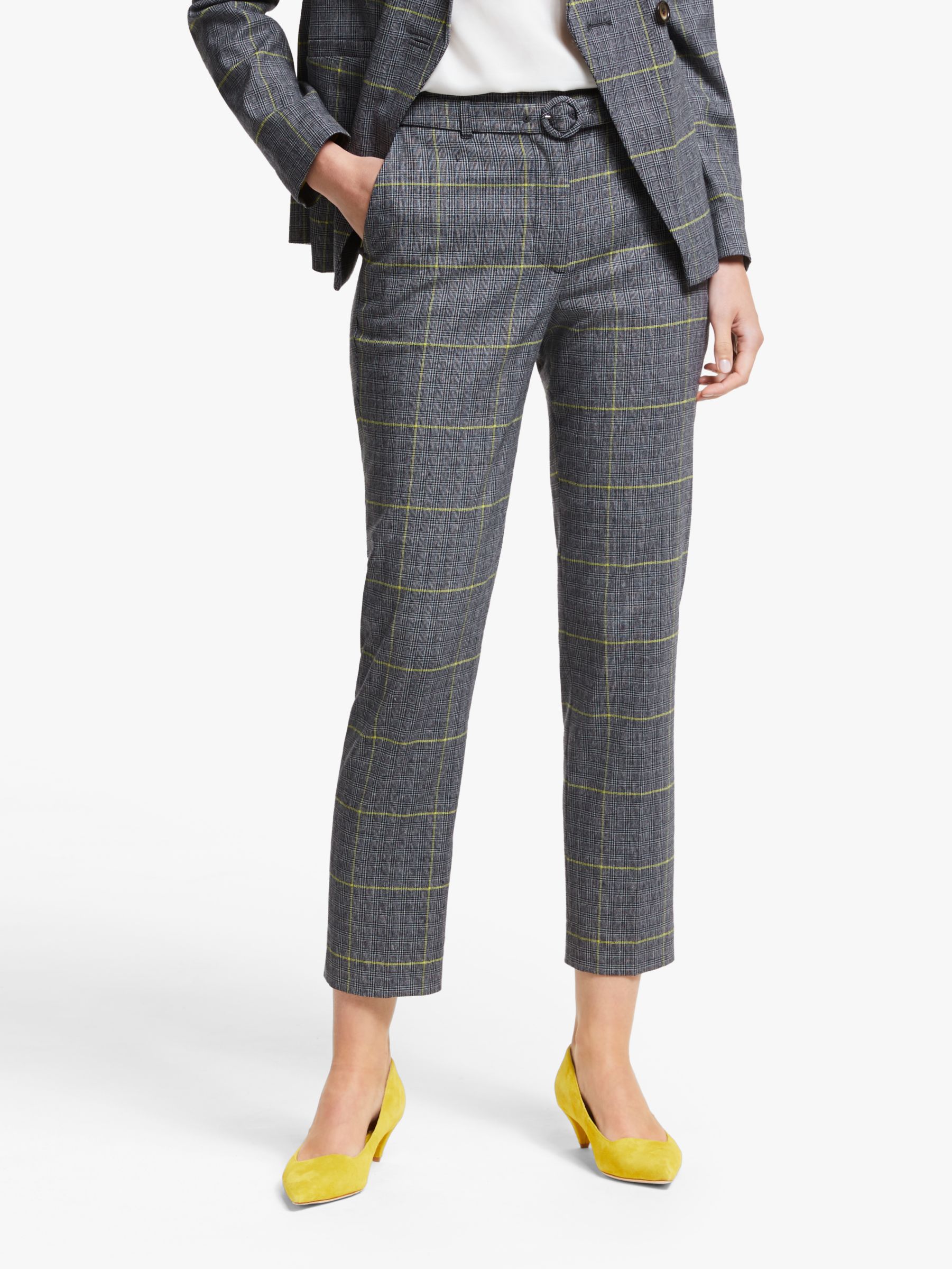 Boden Malden Tweed Belted Trousers