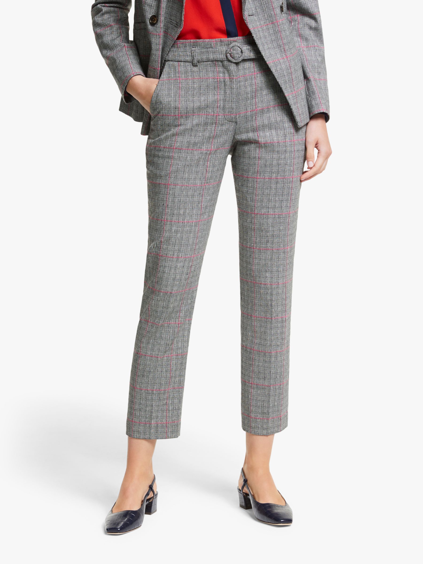 Boden Malden Tweed Belted Trousers