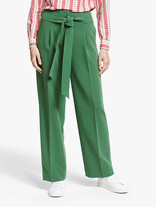 Boden Ketton Wide Leg Belted Trousers