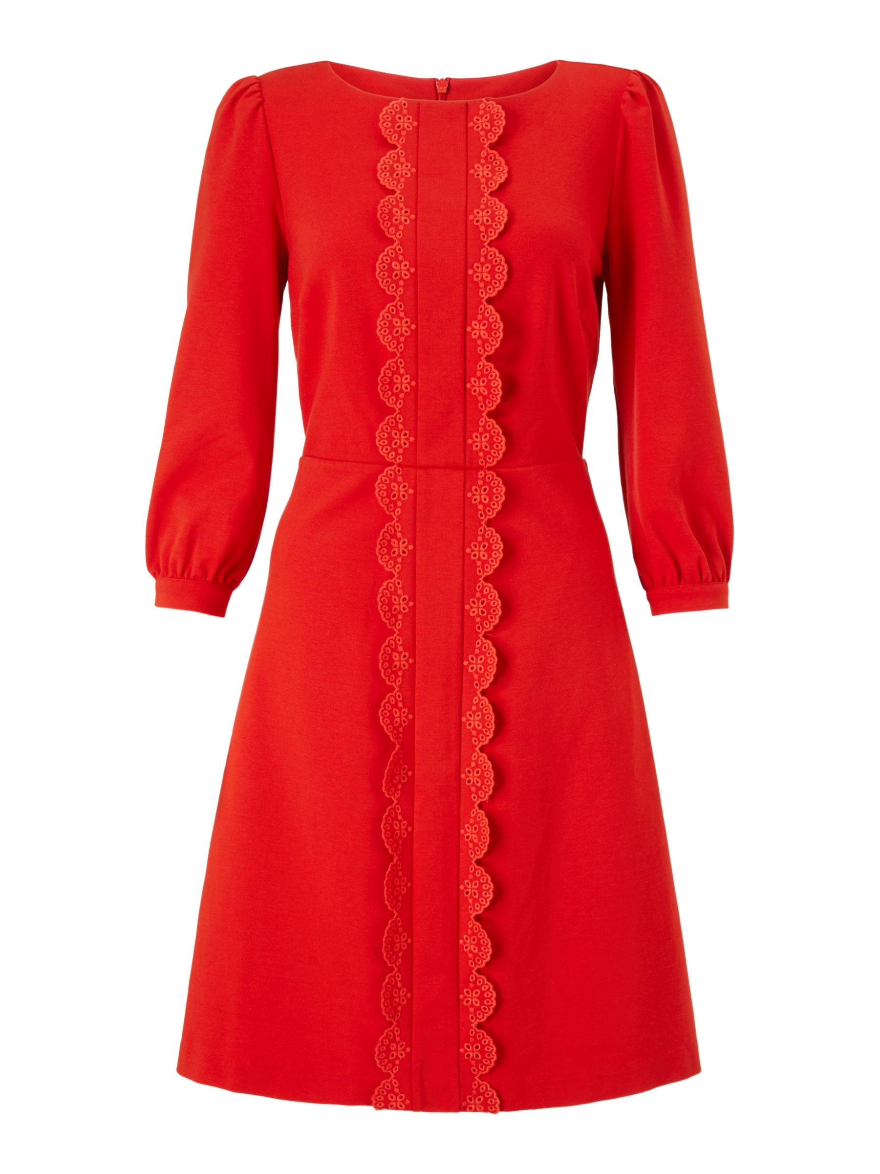 Boden Alexandra Ponte Dress, Red