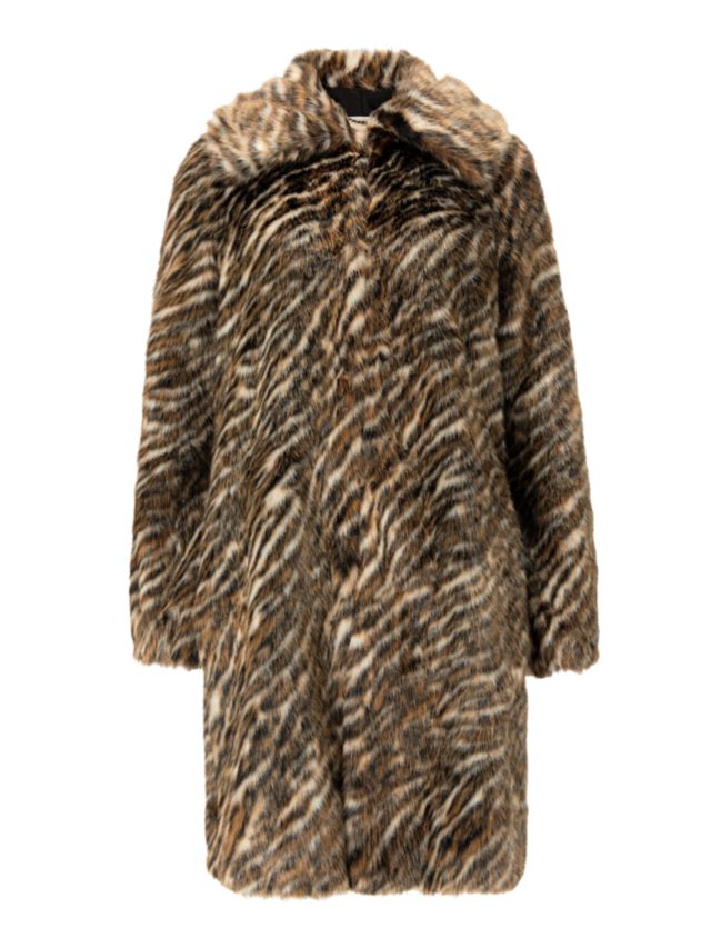 Michael kors store snow leopard coat