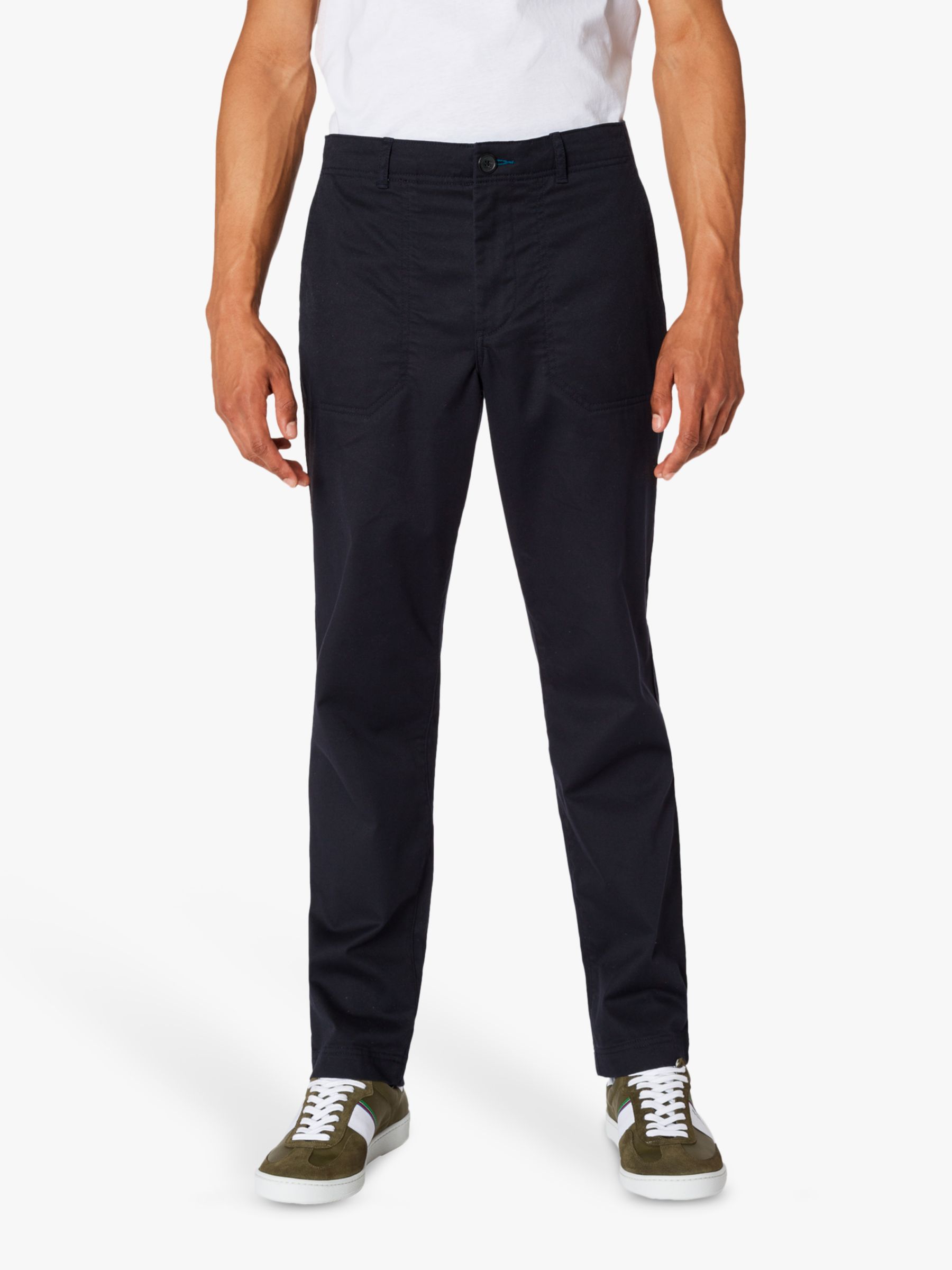 PS Paul Smith Tapered Work Trousers, Navy