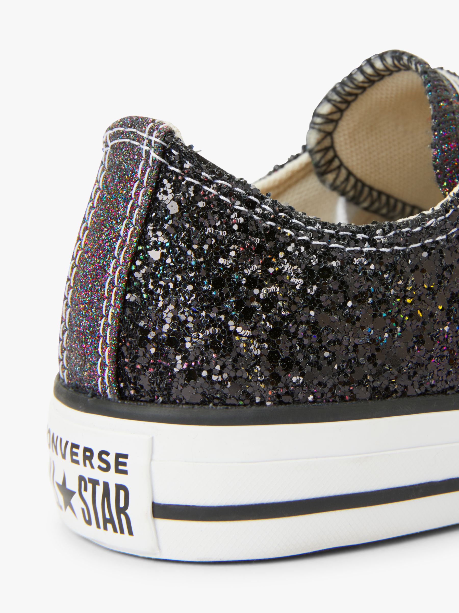 Converse Chuck Taylor All Star Glitter Low-Top Trainers at John Lewis \u0026  Partners