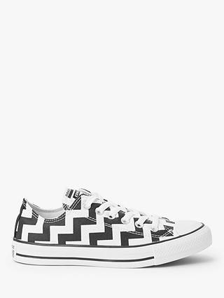 Converse Chuck Taylor All Star Glam Dunk Low-Top Trainers, Black/White