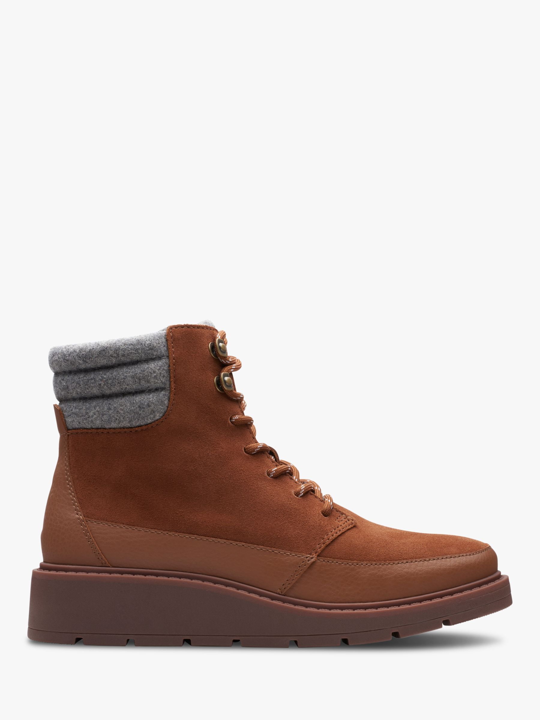 Clarks Ivery Trail Suede Lace Up Boots