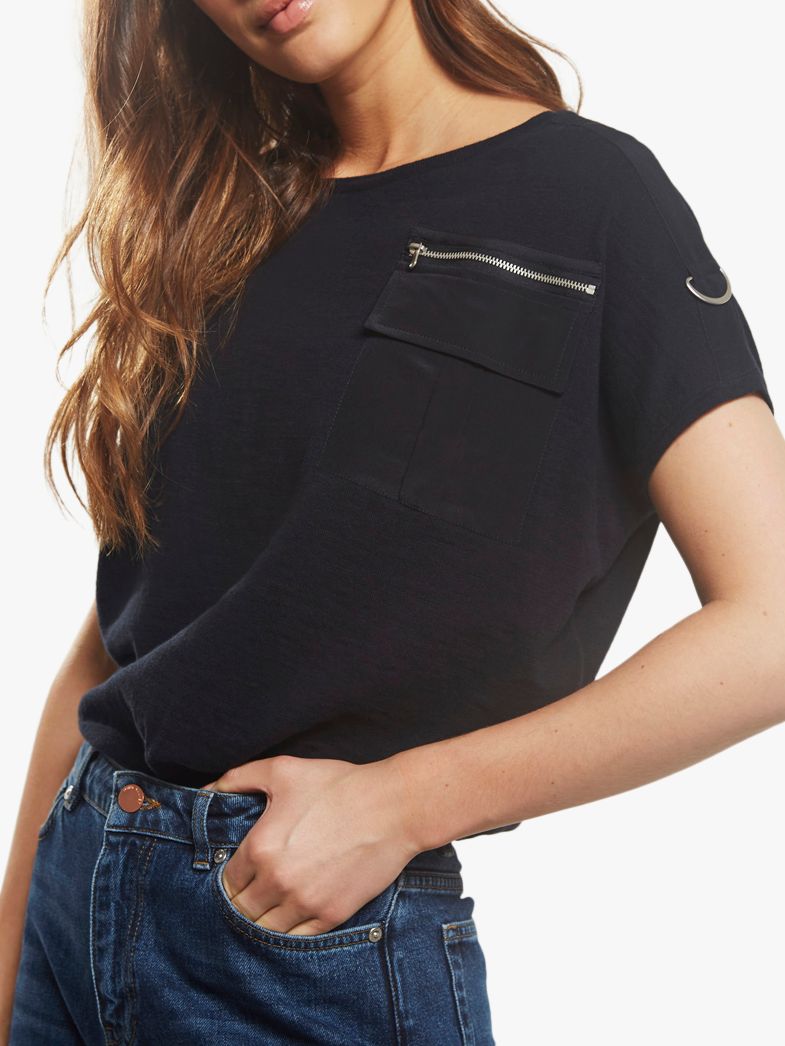 mint velvet navy top