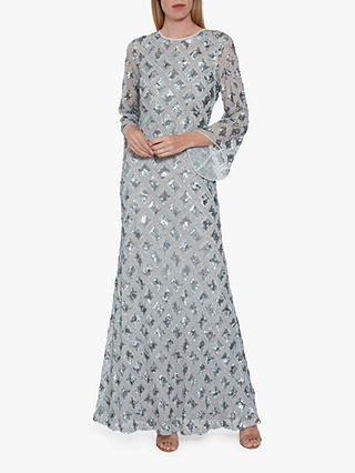 Gina Bacconi Hollis Embroidered Maxi Dress