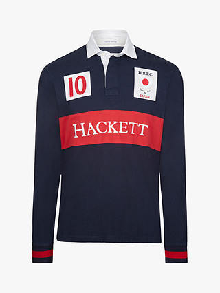 Hackett London Japan Cotton Rugby Shirt