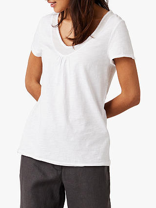 White Stuff Thimble Cotton Jersey T-Shirt, White