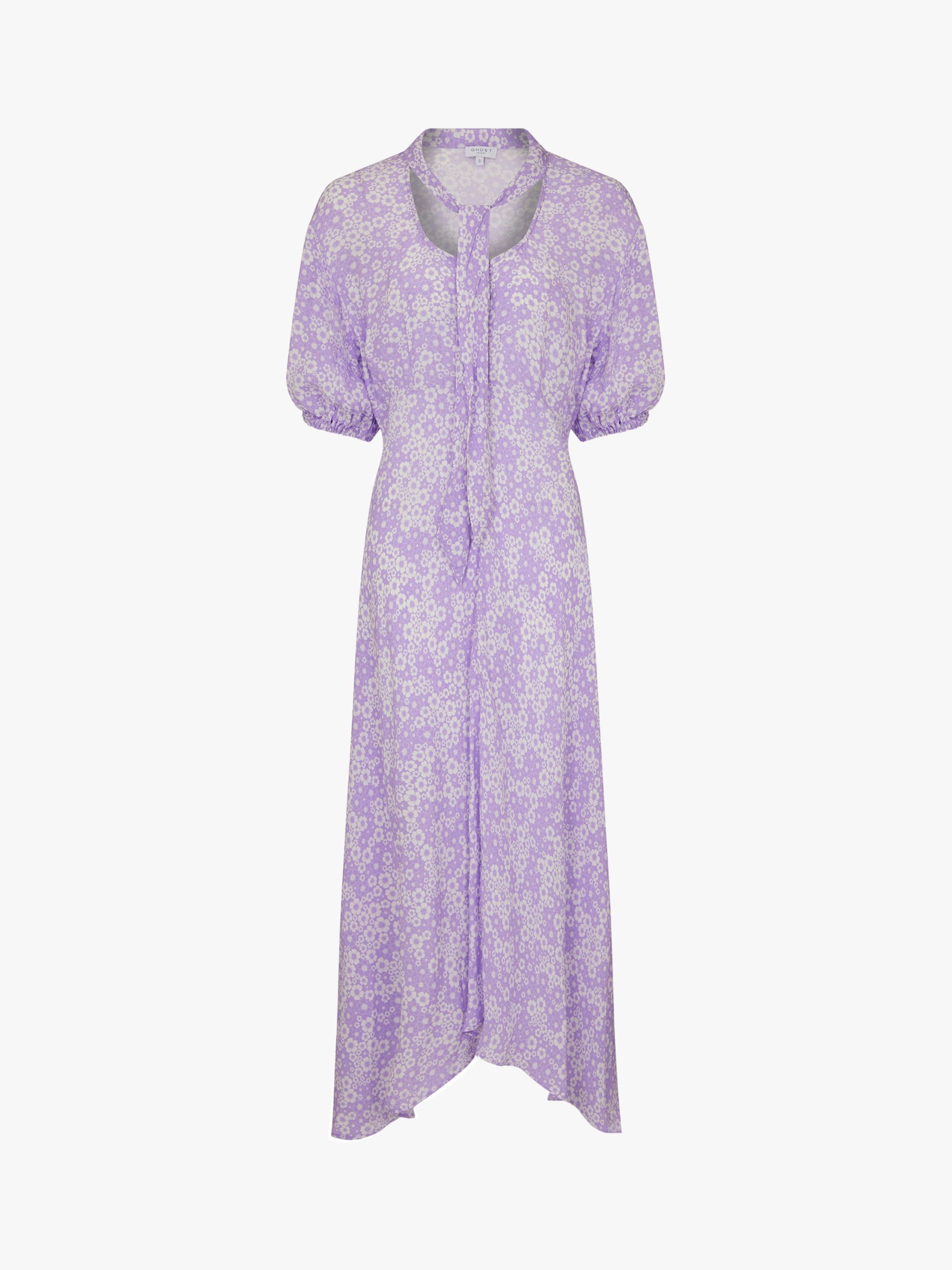 Ghost Alma Dress, Purple at John Lewis 