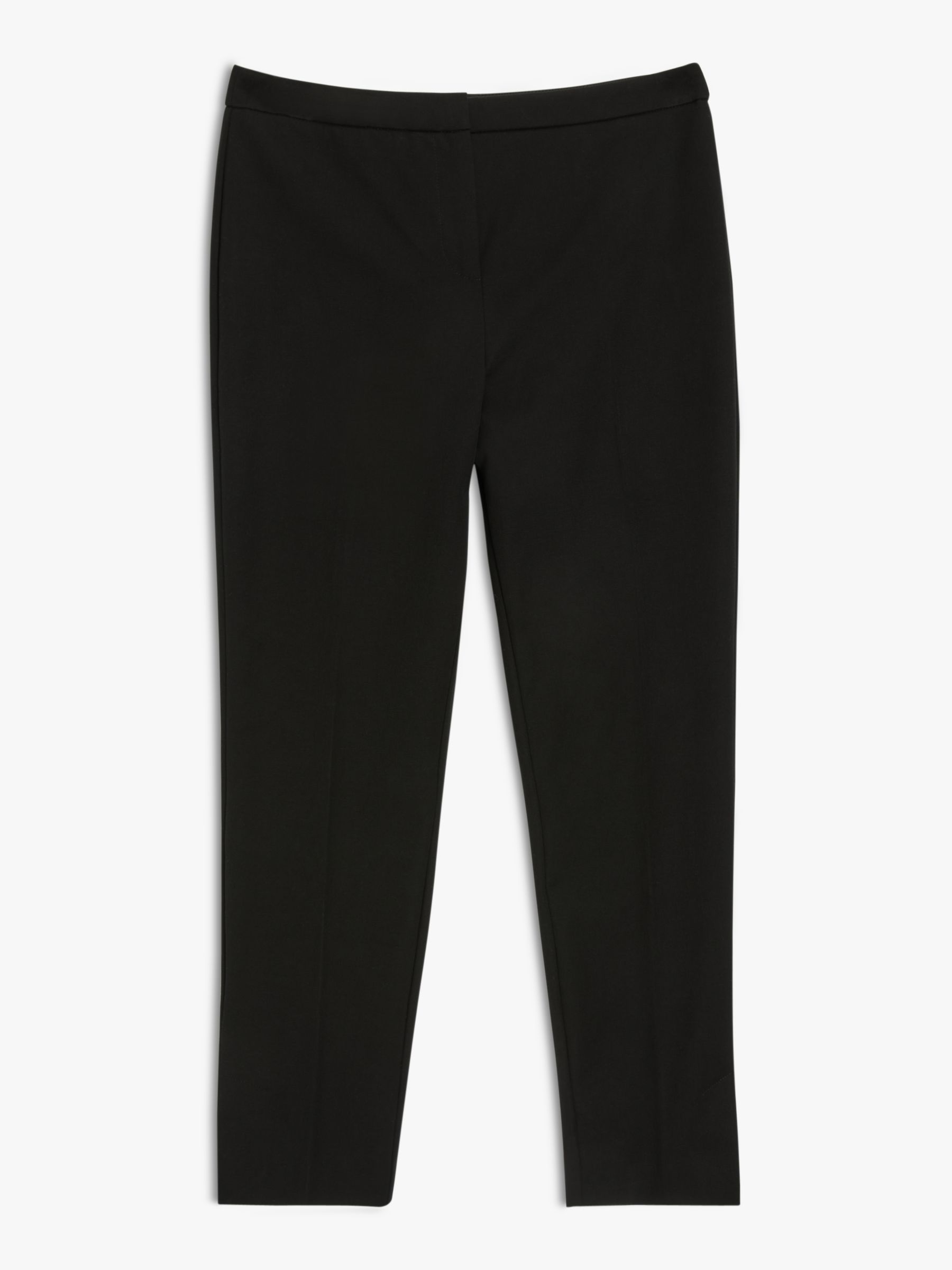 John Lewis Slim Bi-Stretch Trousers, Black, 8